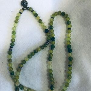 Woman’s Asian Natural Stone Bead Necklace